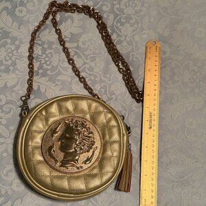BAM FOREVER Gold Shoulder Bag